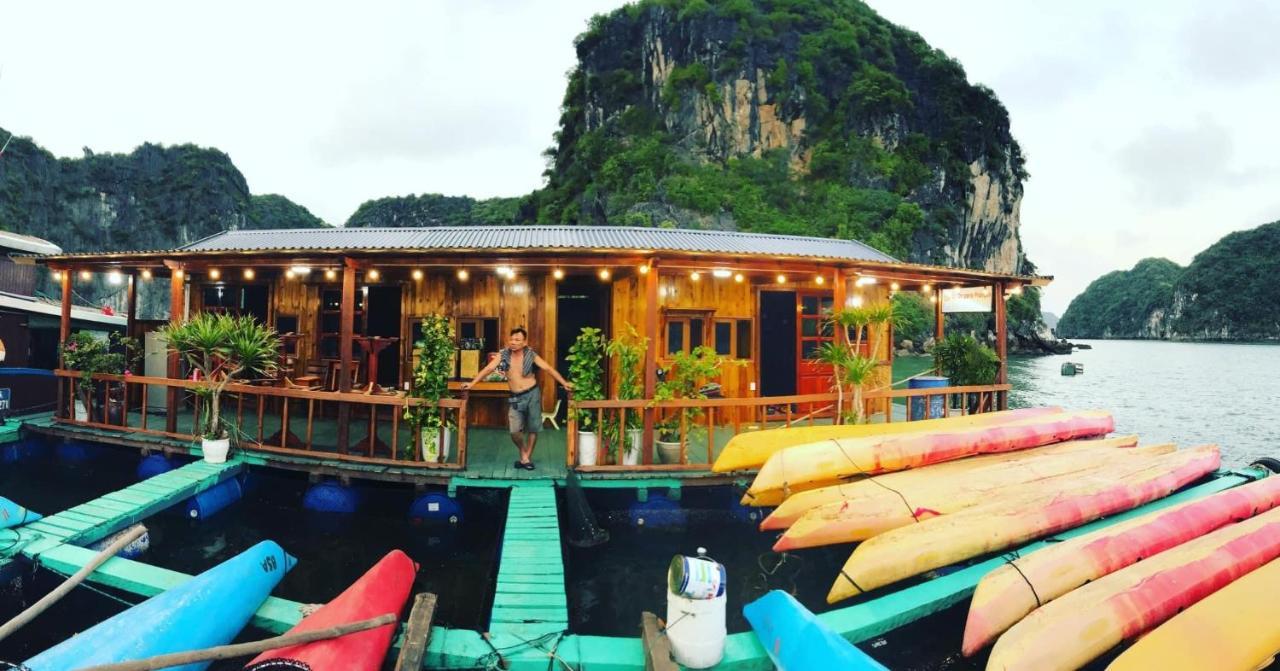 Eco Floating Farm Stay Cai Beo Chan Chau Exteriör bild