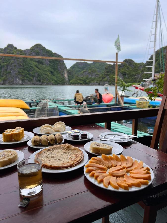 Eco Floating Farm Stay Cai Beo Chan Chau Exteriör bild
